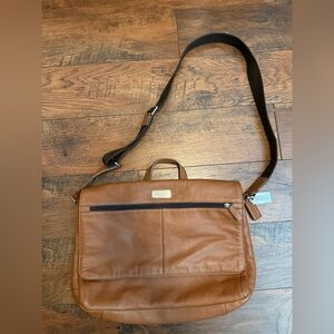 Condition COACH M1069 F70367 All Leather 2way Handbag Shoulder Bag Business